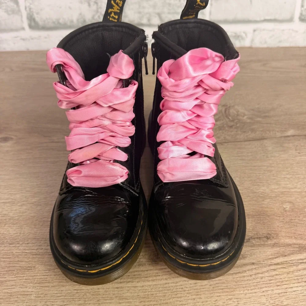 Dr. Martens 1460 Ribbon Lace Boots Girls 12